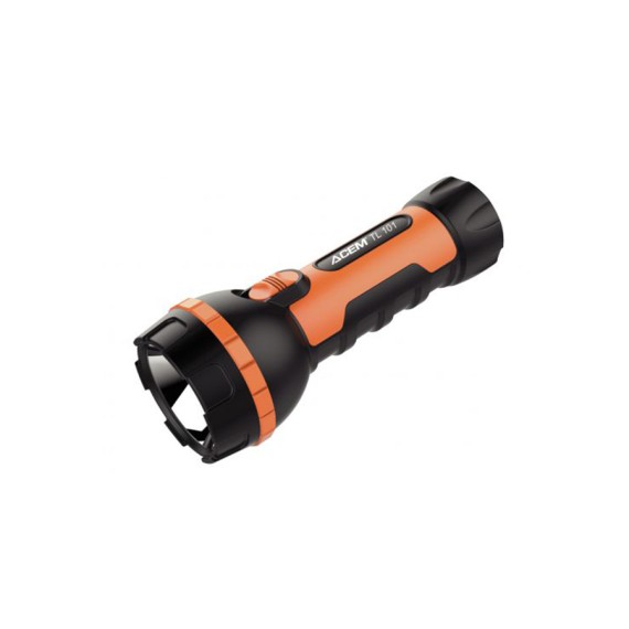 Torche LED 1W TL101 noir & orange - 280132101 - ACEM tunisie prix