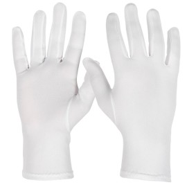 Lot de 12 gants en coton blanc taille unique - Safetop