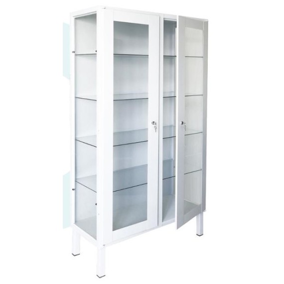 Armoire vitrée à 2 portes tunisie prix infirmerie mobilier médical