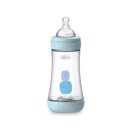 CHICCO Biberon Perfect 5 240ML Bleu