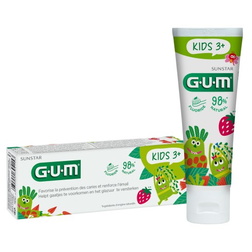 GUM Dentifrice KIDS 3 ans + 50ml prix Tunisie Sfax