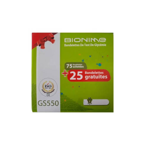 BIONIME Bandelettes - pack promo (75+25 gratuites) prix Tunisie Sfax