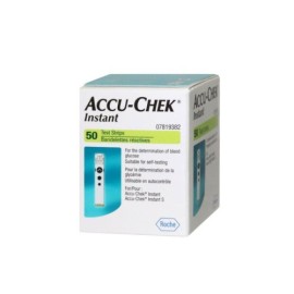 Bandelettes test glycémie – Accu chek Instant – 50 unités