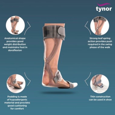 TYNOR -D 17 -Attelle de chute de pied tunisie prix orthopédie prix Tunisie Sfax