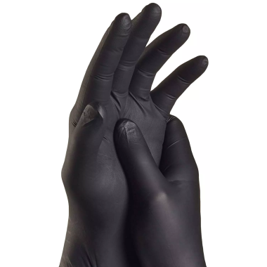 Lot de 100 gants jetables en nitrile noir tunisie prix prix Tunisie Sfax