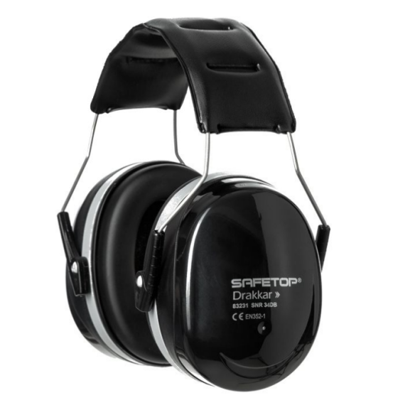 DRAKKAR, casque antibruit de luxe à double boîtier SNR 31 dB protection auditive tunisie prix