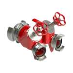 Division à 2 robinets à volant. 1 entrée DSP DN100 à verrou / 2 sorties DSP DN65 tunisie prix prix Tunisie Sfax