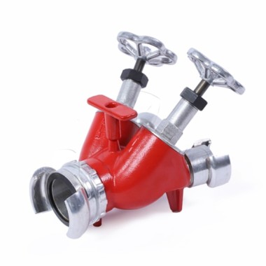 Division à 2 robinets à volant. 1 entrée DSP DN65 à verrou / 2 sorties DSP DN40 tunsie prix prix Tunisie Sfax