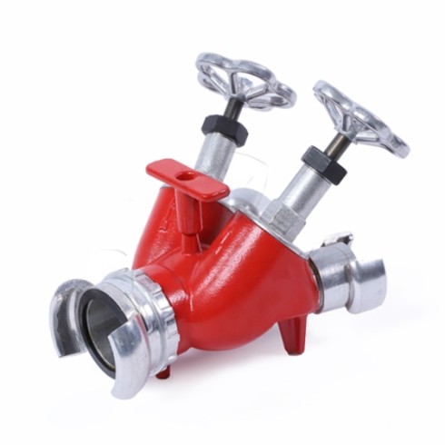 Division à 2 robinets à volant. 1 entrée DSP DN65 à verrou / 2 sorties DSP DN40 tunsie prix prix Tunisie Sfax