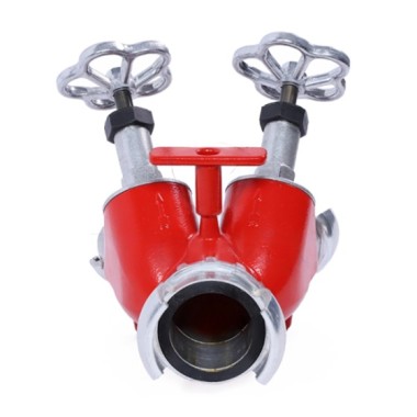 Division à 2 robinets à volant. 1 entrée DSP DN65 à verrou / 2 sorties DSP DN40 tunsie prix prix Tunisie Sfax