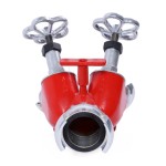 Division à 2 robinets à volant. 1 entrée DSP DN65 à verrou / 2 sorties DSP DN40 tunsie prix prix Tunisie Sfax