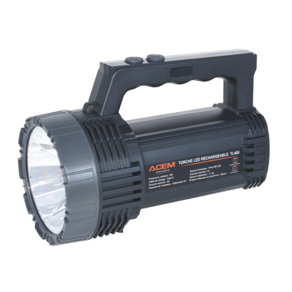 Torche rechargeable câble type C Led 5W ACEM tunisie prix