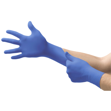 Gants jetables en nitrile bleu cobalt SUPERMAX – Tunisie prix Tunisie Sfax
